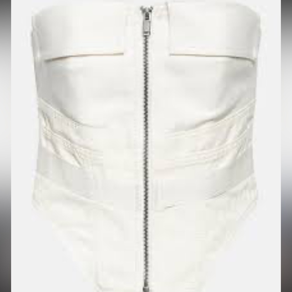 Cider White Crop Top